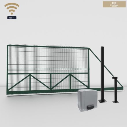 3D táblás 40x40 Úszókapu váz szett + ROLLKIT Drift-40 szett