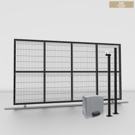 3D táblás tolókapu keret
