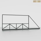 40x40 Úszókapu váz szett 