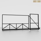 40x40 Úszókapu váz szett + kiskapu