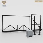 40x40 Úszókapu váz szett + kiskapu + Rollkit Drift 40