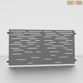 Lézervágott kerítés betét 220cm csíkos