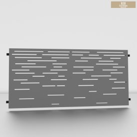 Lézervágott kerítés betét 240cm csíkos