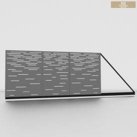 Lézervágott úszókapu váz szett 3,5m csíkos