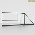 Kombinált úszókapu váz szett 5m