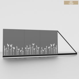 Lézervágott úszókapu váz szett 3,5m leveles