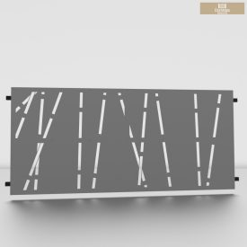 Lézervágott kerítés betét 250cm nád