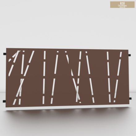 Lézervágott kerítés betét 250cm nád