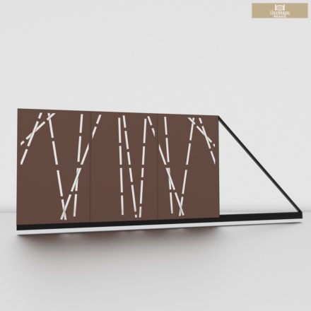 Lézervágott úszókapu váz szett 3m nád