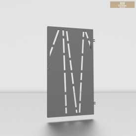 Lézervágott kiskapu 1m nád