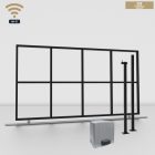 WPC tolókapu keret 4m + Rollkit Drift 40 szett