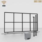 WPC tolókapu keret 4m + Rollkit Drift 40 szett