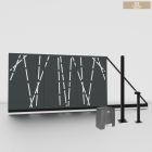 Lézervágott Úszókapu váz 3m + Ditec Ion 6 szett  nád