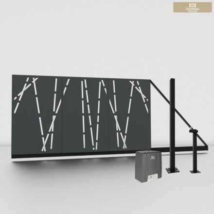 Lézervágott Úszókapu váz 3m + Ditec Ion 6 szett  nád