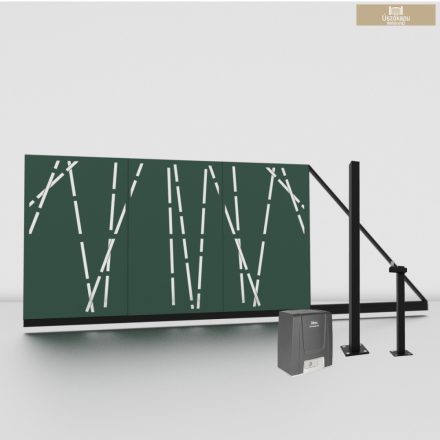 Lézervágott Úszókapu váz 3m + Ditec Ion 6 szett  nád