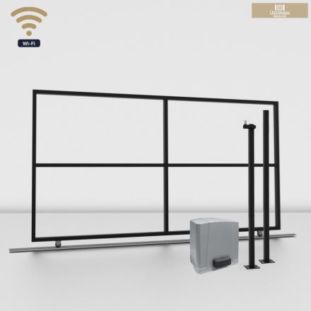 tolókapu keret 3,5m + Rollkit Drift 40 szett