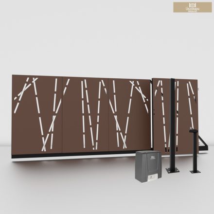 Lézervágott Úszókapu váz 3m + kiskapu + Ditec Ion 6 szett  nád